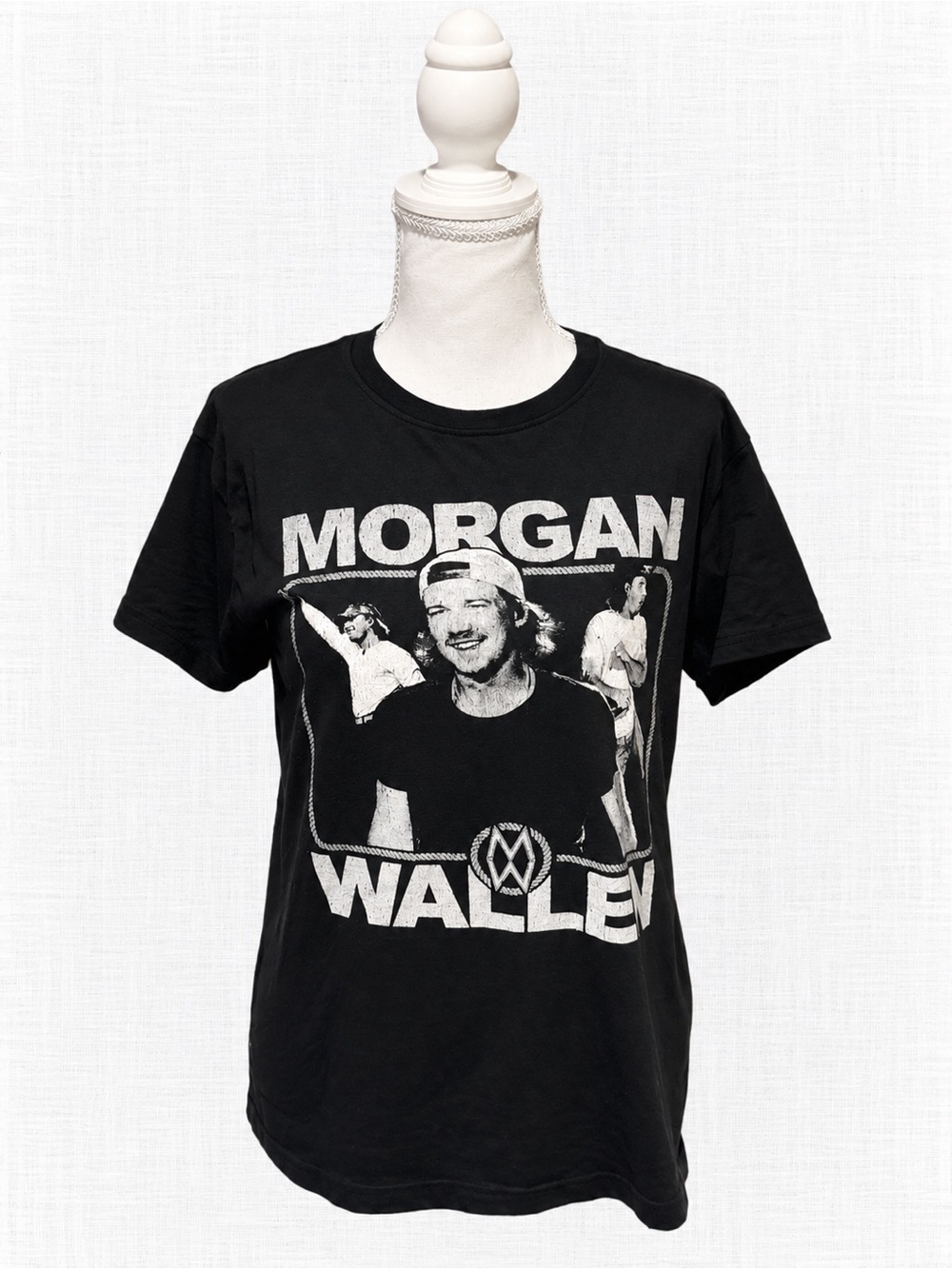 Morgan Wallen Black Graphic Concert T-Shirt Unisex Small Country Music